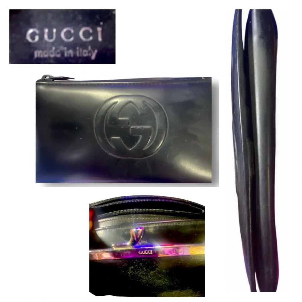 GUCCI Black Soho Patent Leather Enamel Long Bifold, GUC - Picture 10 of 11